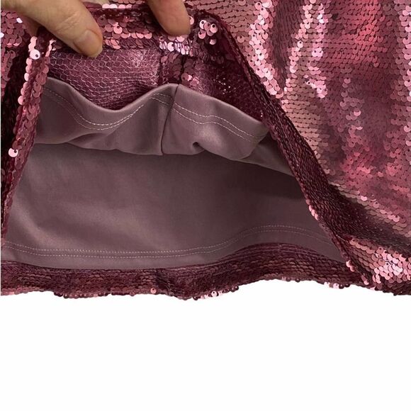 Glamorous Pink Sequined Skirt Size Medium - Picture 8 of 8